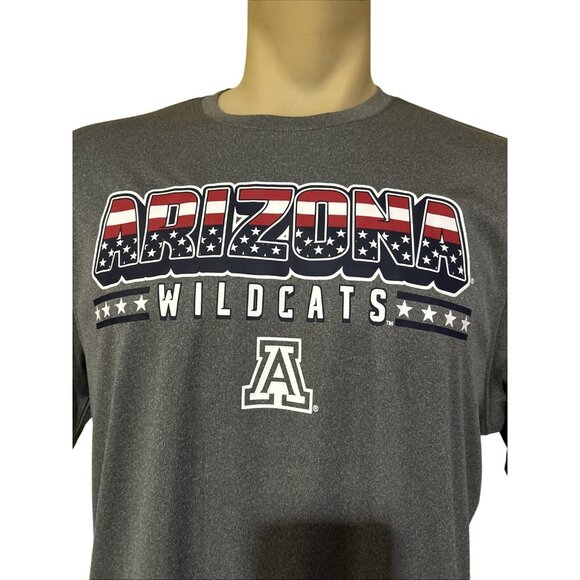 NEW Arizona Wildcats Colosseum Polyester USA Neck Tee T-Shirt Men's L - Picture 5 of 10